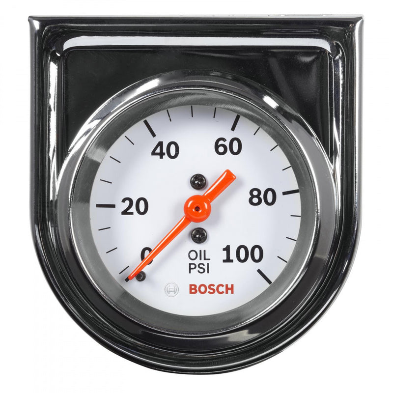 Bosch Chrome Oil Pressure Gauge 2"