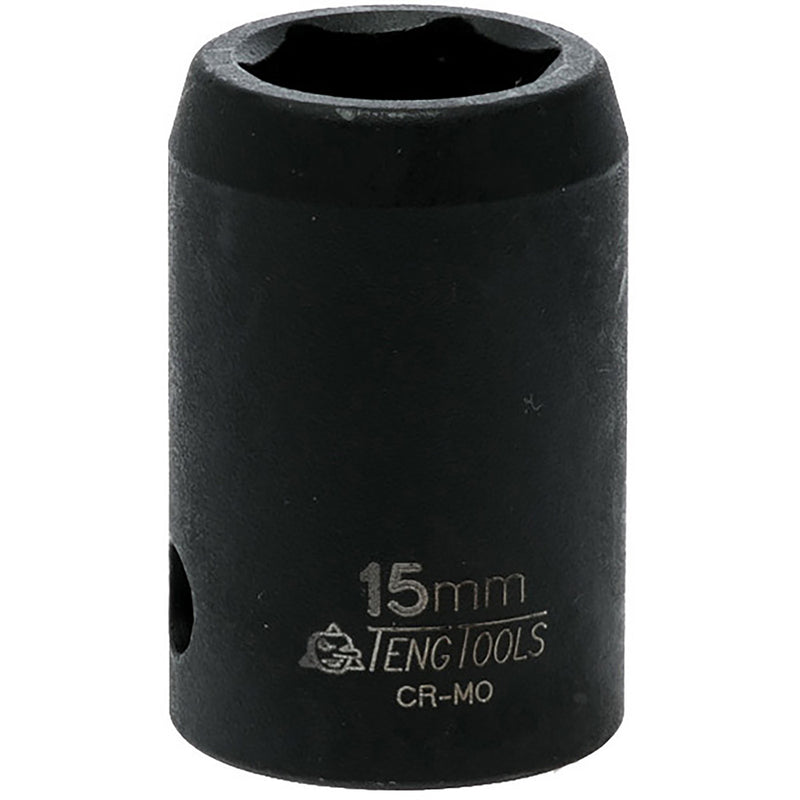 Teng 1/2in Dr. Impact Socket 15mm Ansi