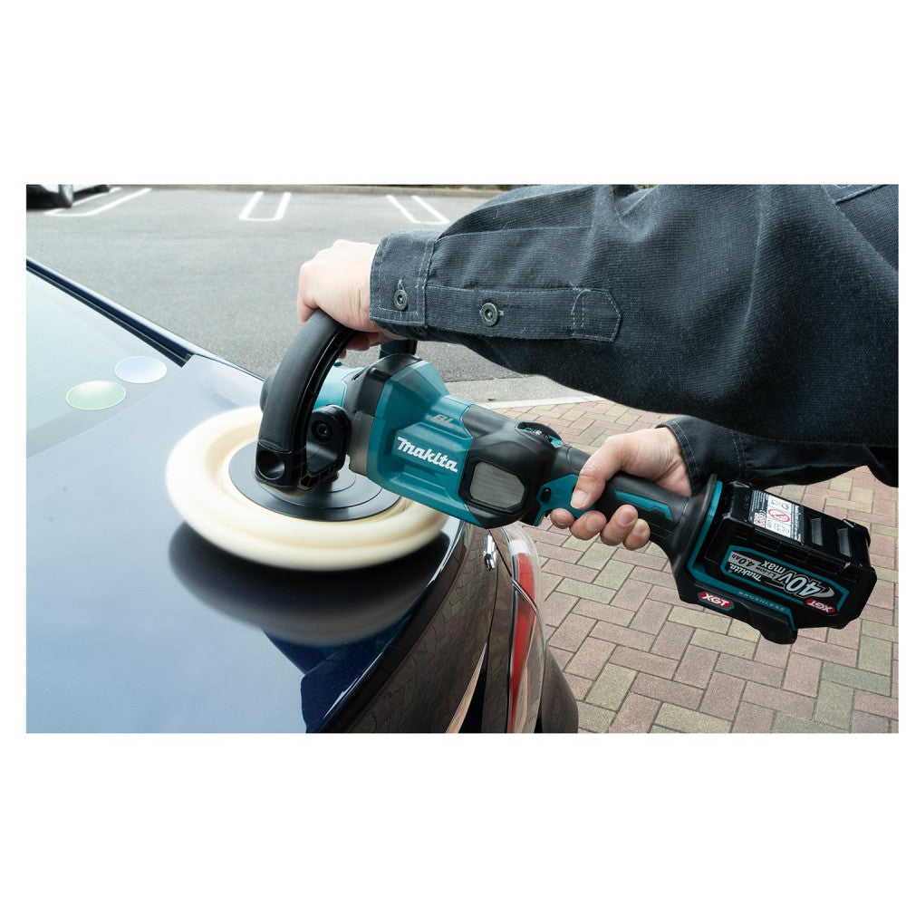 Makita 40Vmax XGT Brushless 180mm (7") Polisher - Kit