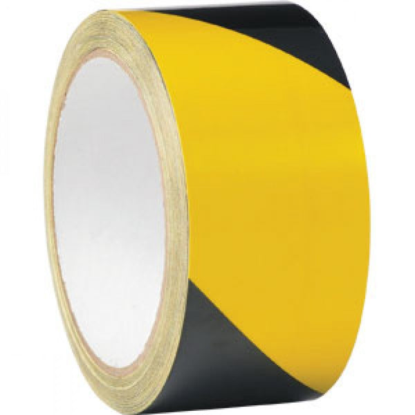 Line Marking Tape Yellow/Black 48mm x 33M