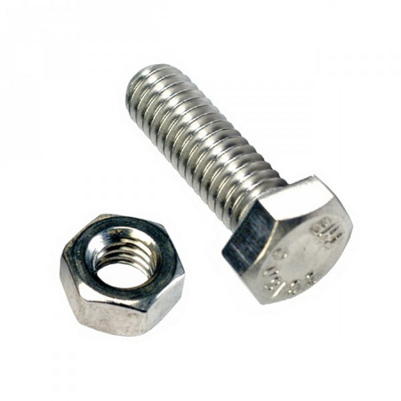 Champion M8 x 100 Set Screw & Nut (C) - Gr8.8