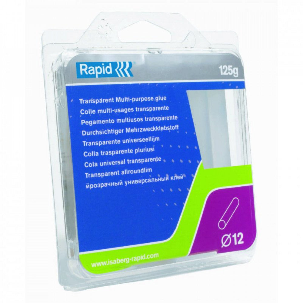 Rapid Glue Sticks MP Clear 12mm 125g