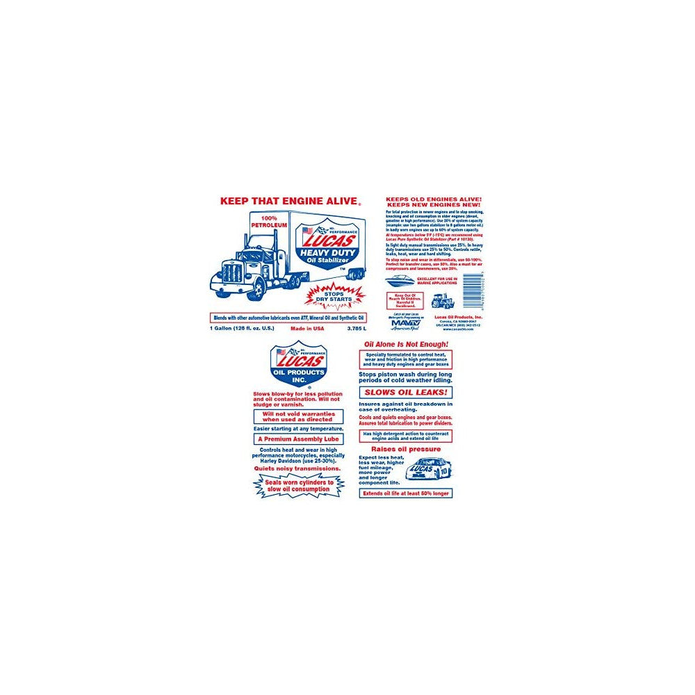 Lucas Oil Heavy Duty Oil Stabilizer - 1 Quart#10001