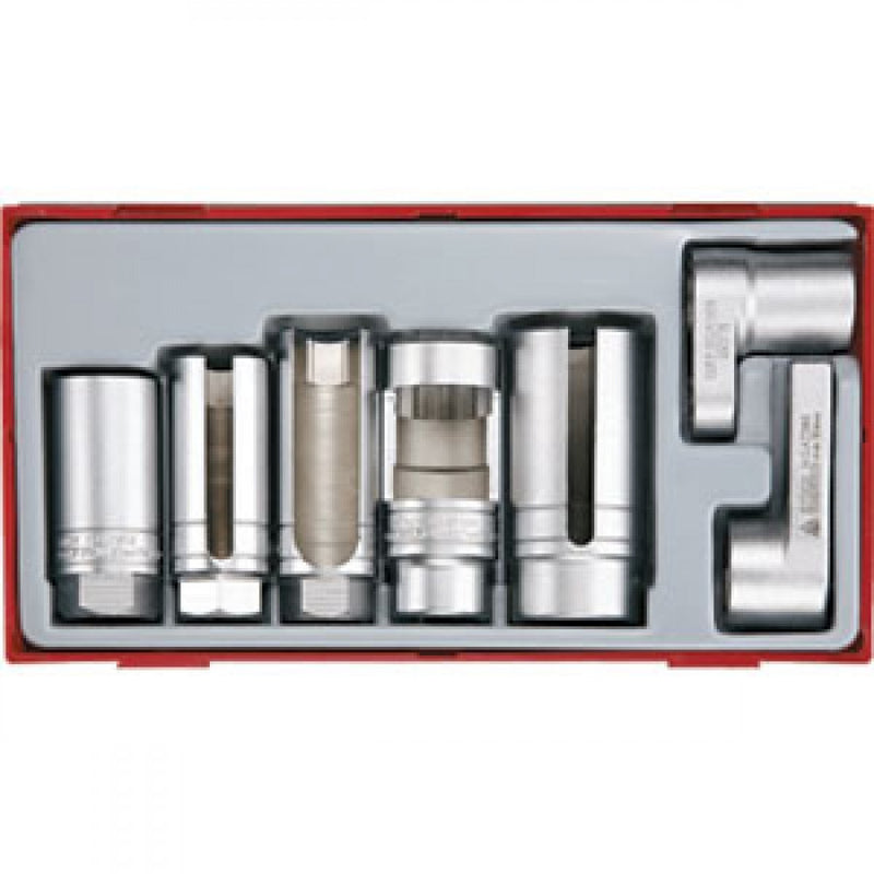 Teng 7Pc 3/8&1/2in Dr. Specialist Skt Set-Tc-Tray