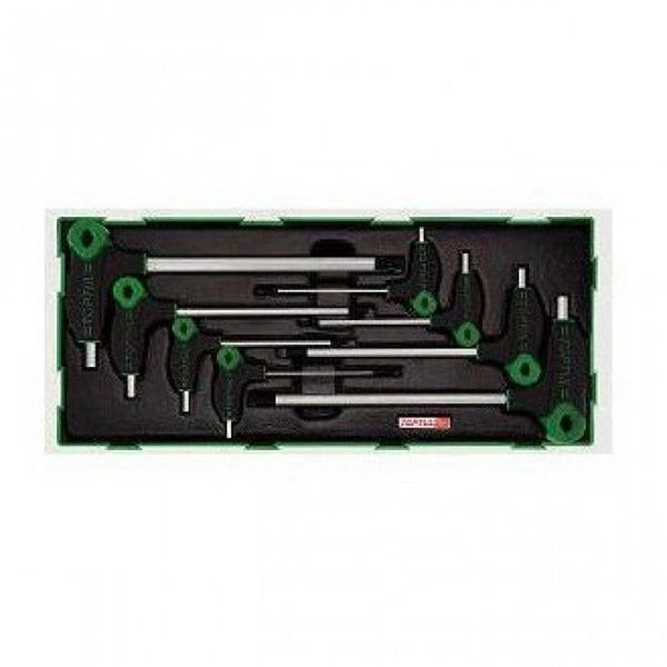 Toptul L- Type Ball & Hex Key Wrench Set 8pcs