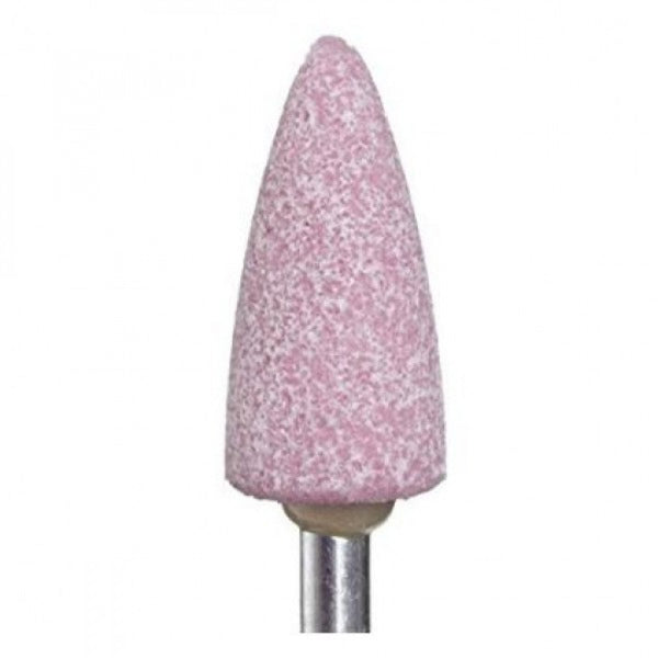 B52 Mounted Point PA80T Pink Aluminium Oxide 3mm Shank For Steel & Iron