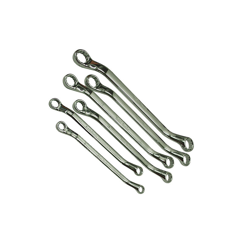 T&E Tools 6Pc 1/4"-1" Dbl. Ring Wrench Set