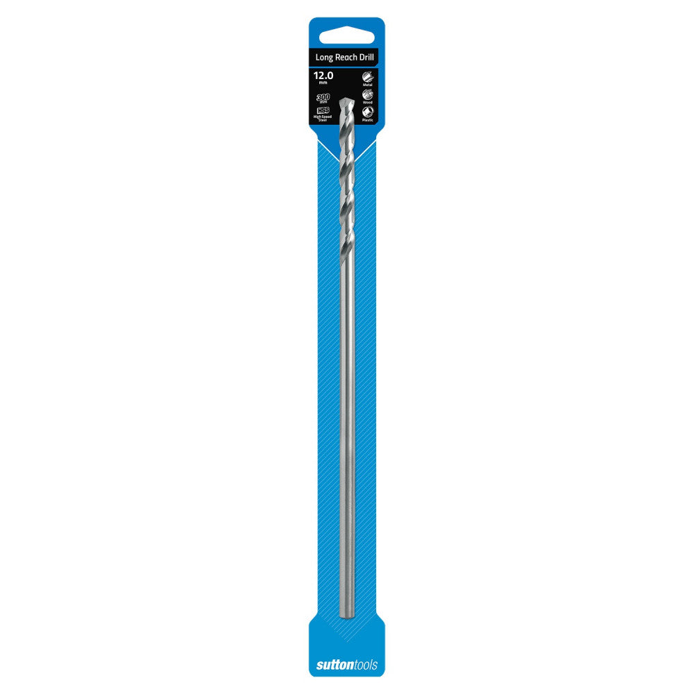 Sutton Tools Extra Long Series Drill Bit 12.00 x 300mm HSS