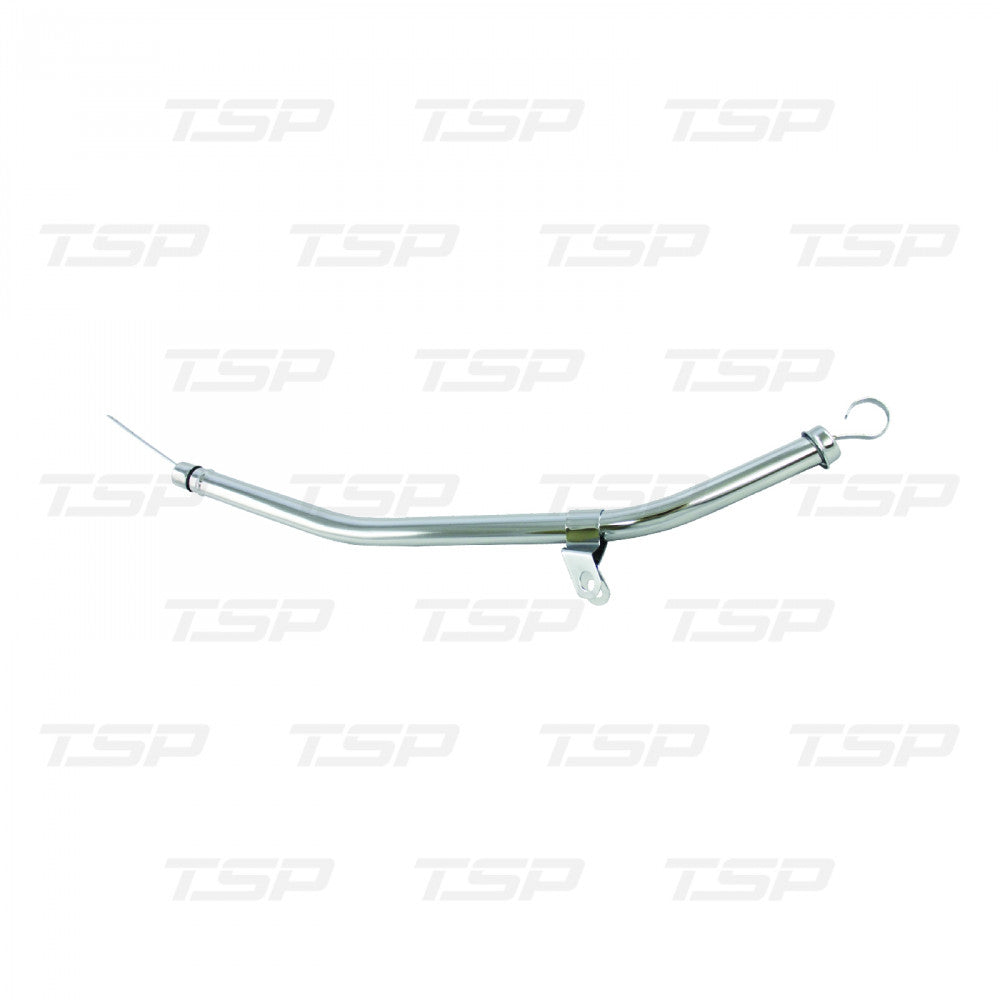 TSP Dipstick Tube Trans - C6 27 Inch Small Block Ford- Chrome Steel#7405