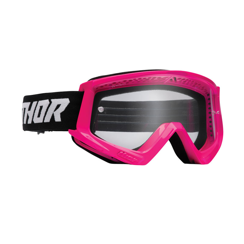 Thor MX Goggles S22 Youth Combat Fluro Pink/Black