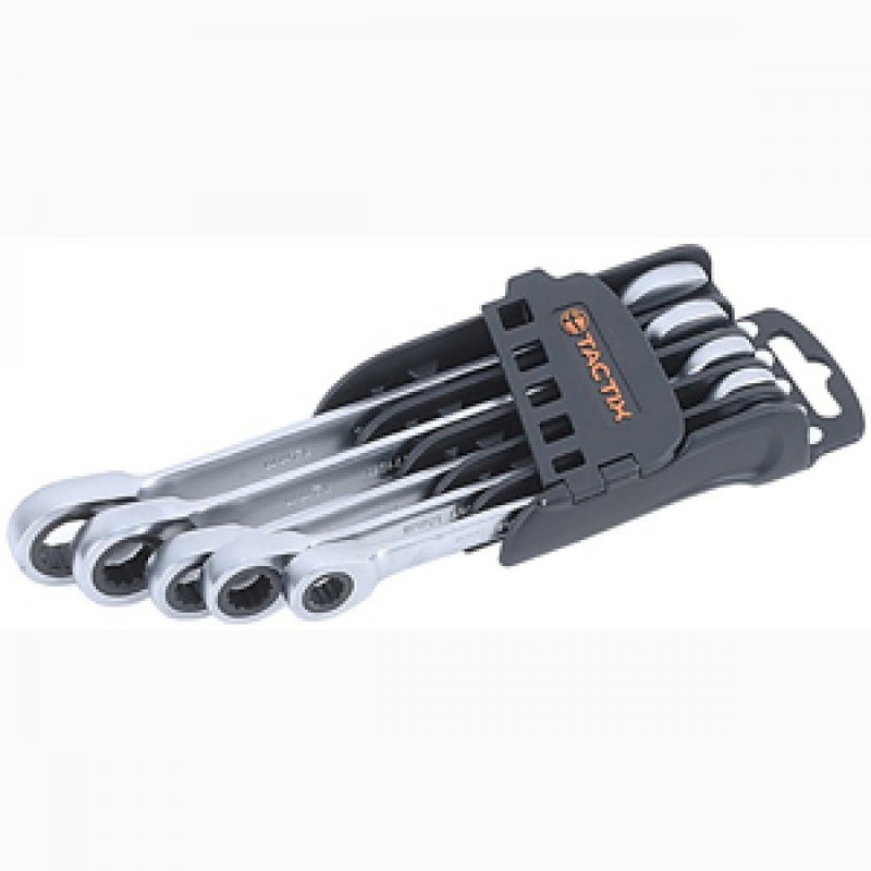 Tactix - Wrench Ratchet 5Pc Set-Metric