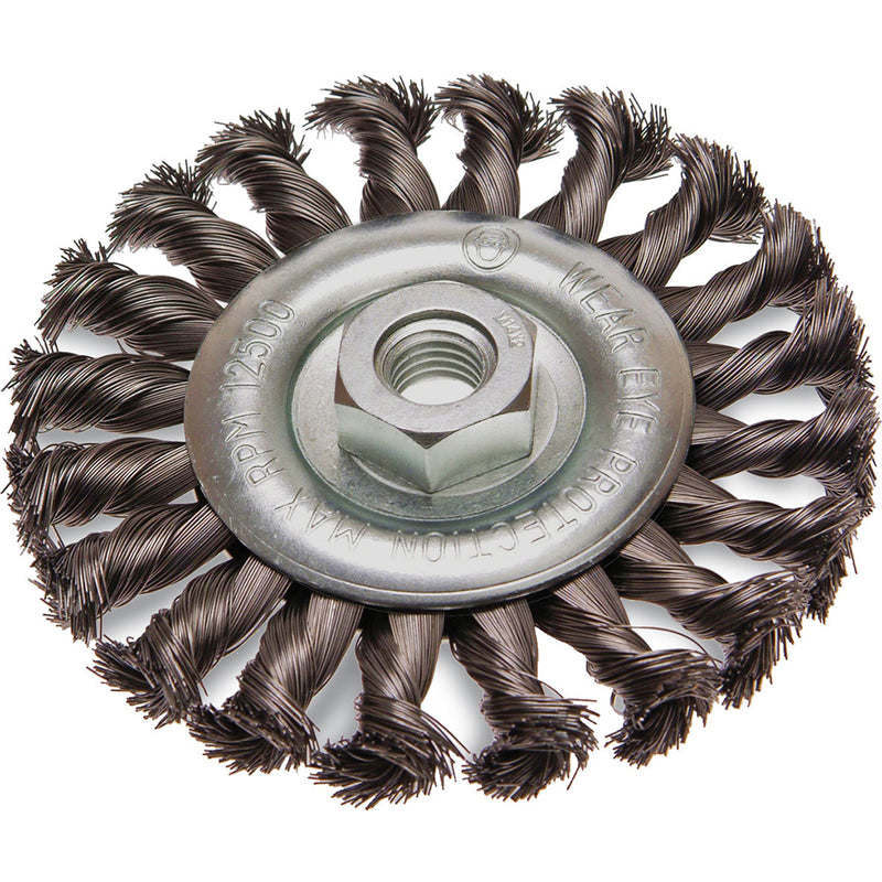 Itm Twist Knot Wheel Brush Stainless Steel 125mm