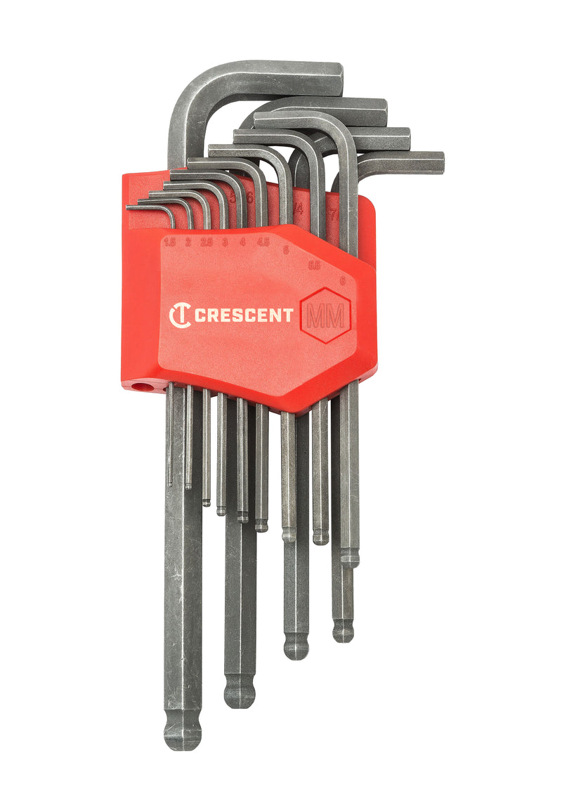 Crescent 13 Piece. Long Ball End Metric Hex Key Set