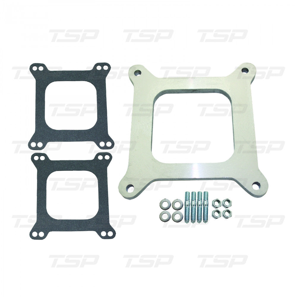 3/8" Aluminum Square Bore 4BBL Carburetor Spacer Kit