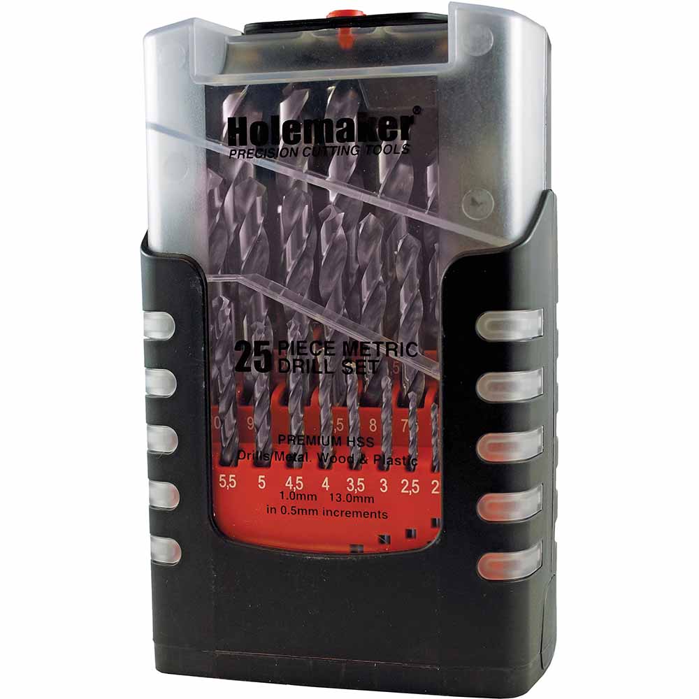 Holemaker 25pc Jobber Drill Set Split Point Metric