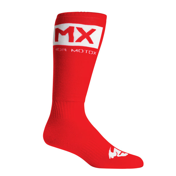 Socks S22 Thor MX Red/White Size 6-9