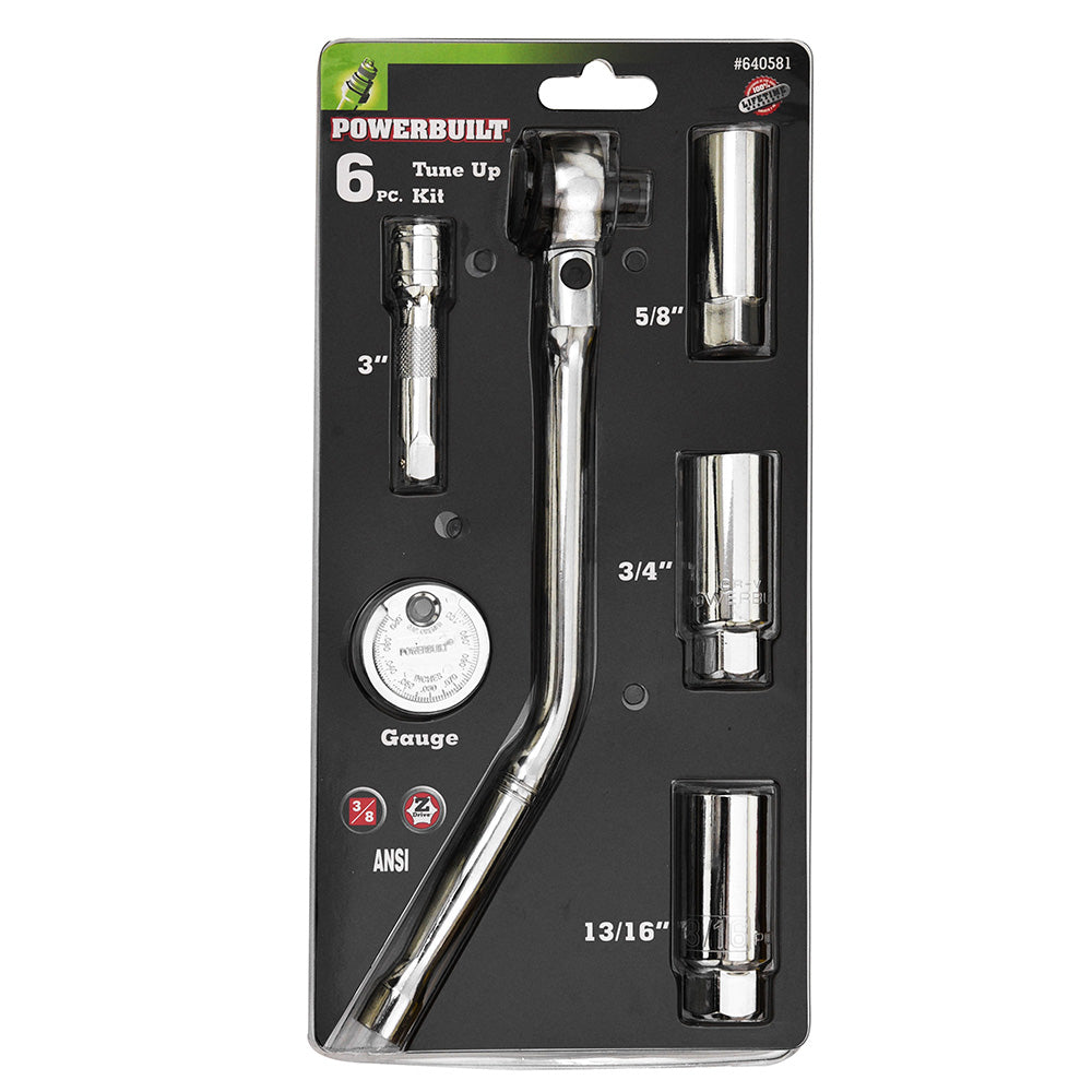 3/8Dr 6pc Tune-Up Kit