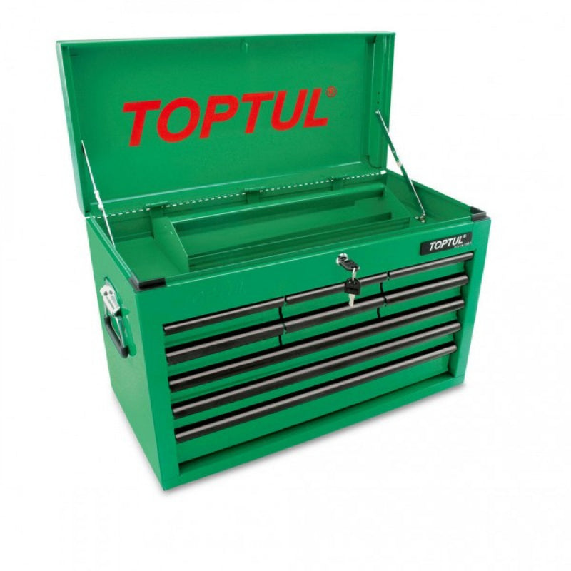 Toptul 9-Drawer Mobile Tool Chest Green