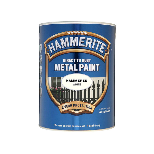 Hammerite Hammered White 2.5Litre