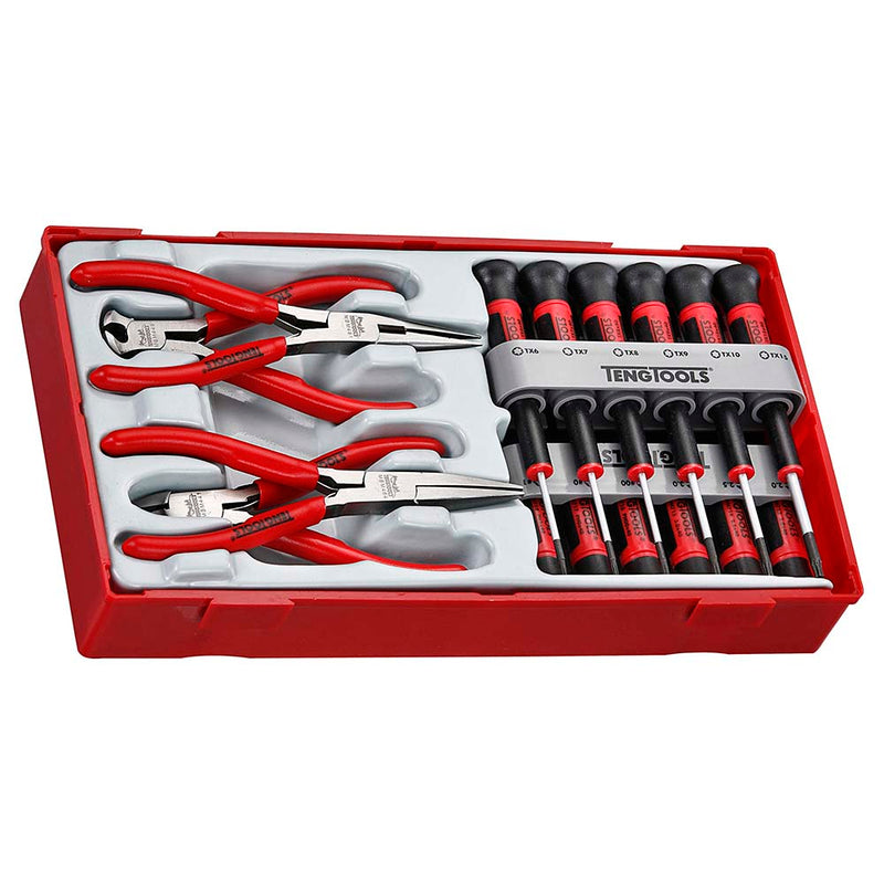 Teng Tools 16Pc Mini Plier & Screwdriver Set