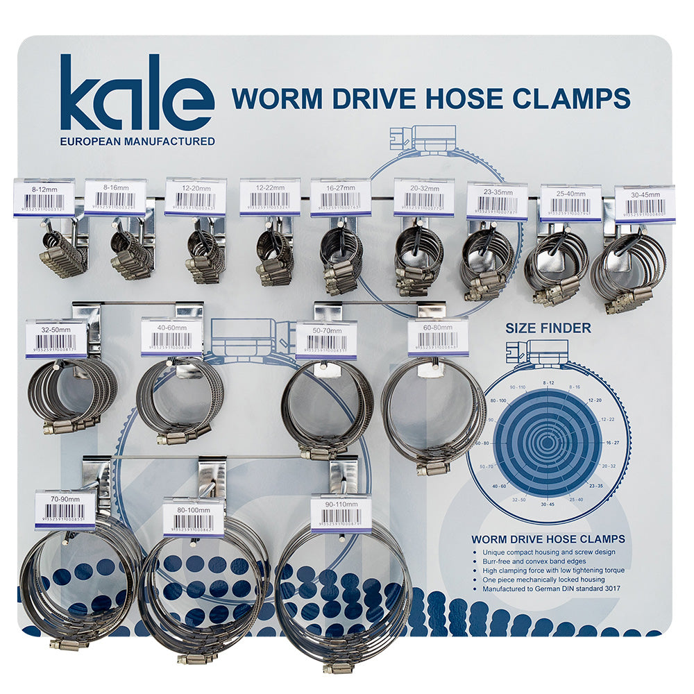 Kale 160Pc Wall Merchandiser W/Stock Wd 9mm W2