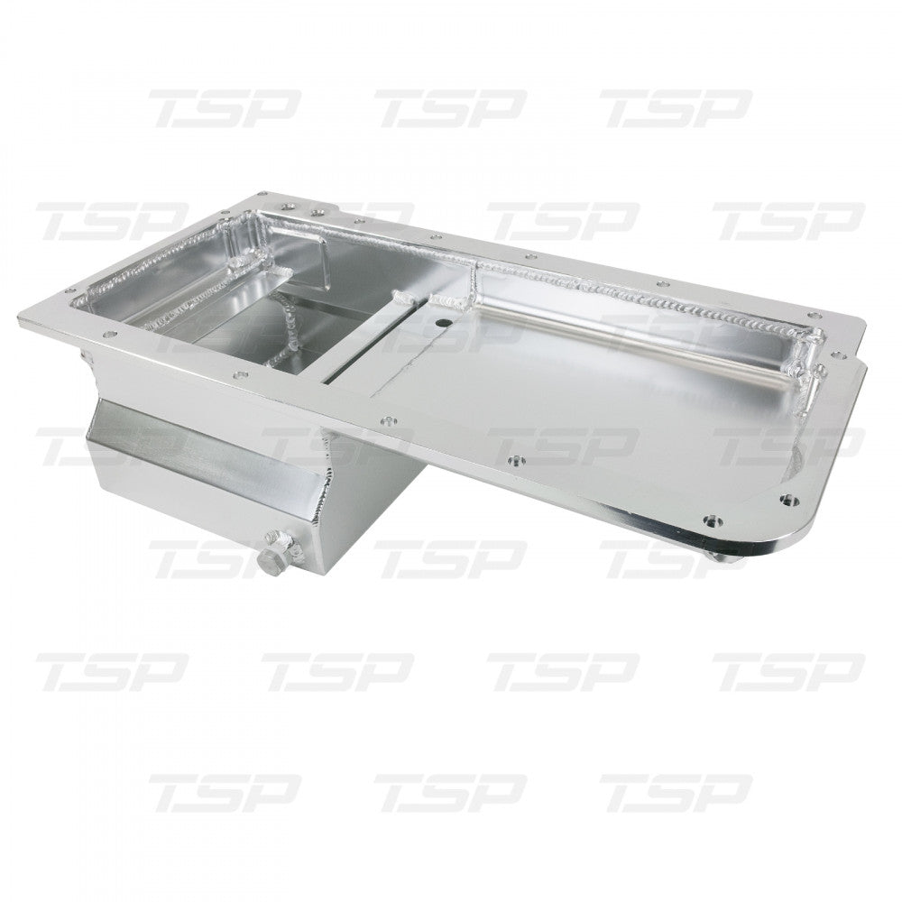 TSP LSX Fabricated Aluminum 7-Quart Rear Sump Oil Pan KIT #81004-CA-R