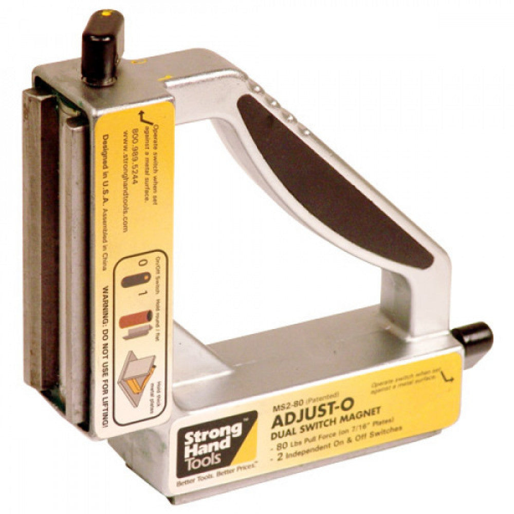 Strong Hand Adjust-O 90° Dual Switch Magnet Square