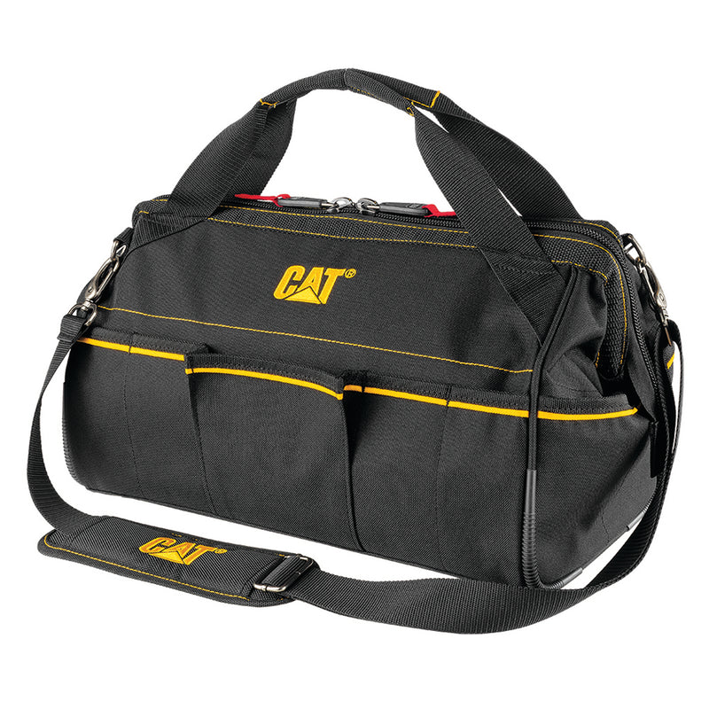 CAT Wide Mouth Tool Bag W/ Zip - Large