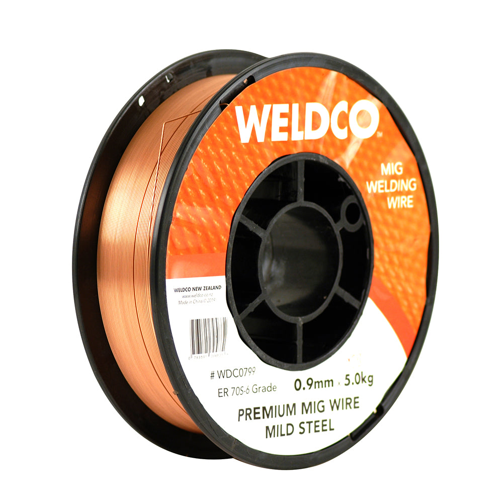 Weldco MIG Wire M/S 0.9mm x 5Kg Gas Shield