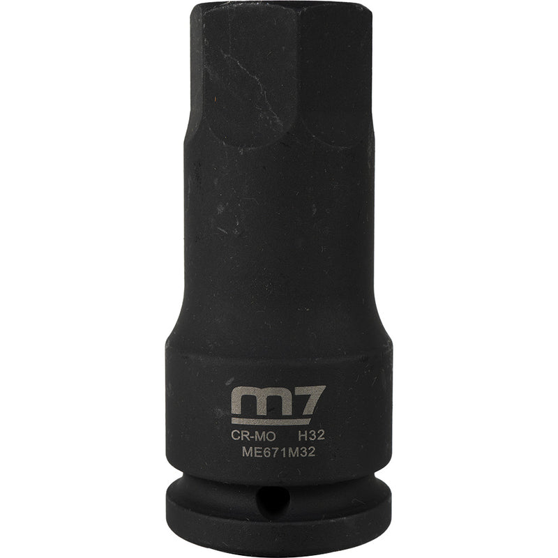 M7 Impact In Hex Socket, 3/4in Drive, 32mm