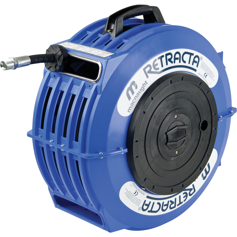 Retracta Reel R2 10M x 3/8" Med Pressure Oil Blue Case