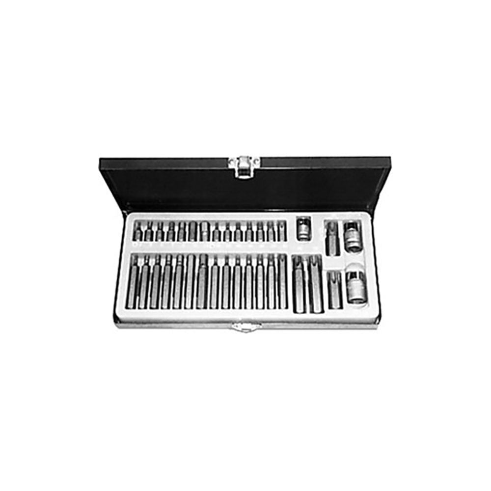 T&E Tools 35 Piece In-Hex & Torx-r Insert Bit Set - T&E Tools #CL105