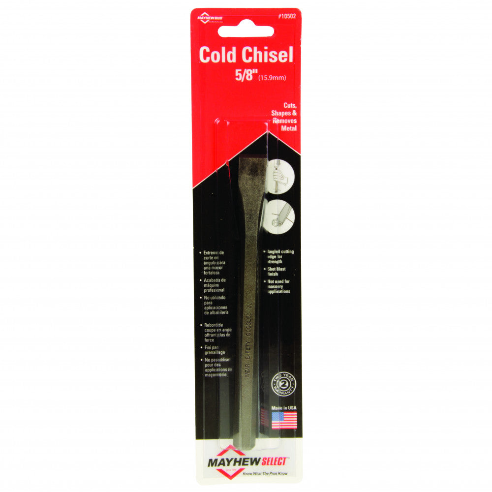 Mayhew Cold Chisel 150mm x 16mm (Card)