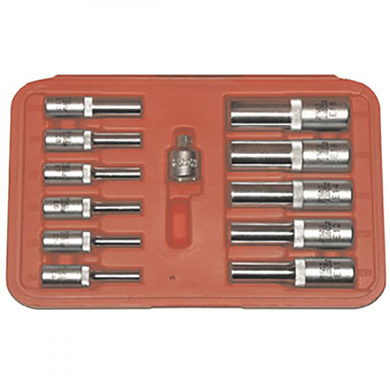 T&E Tools 12Pc E4-E18 Deep Torx Socket Set