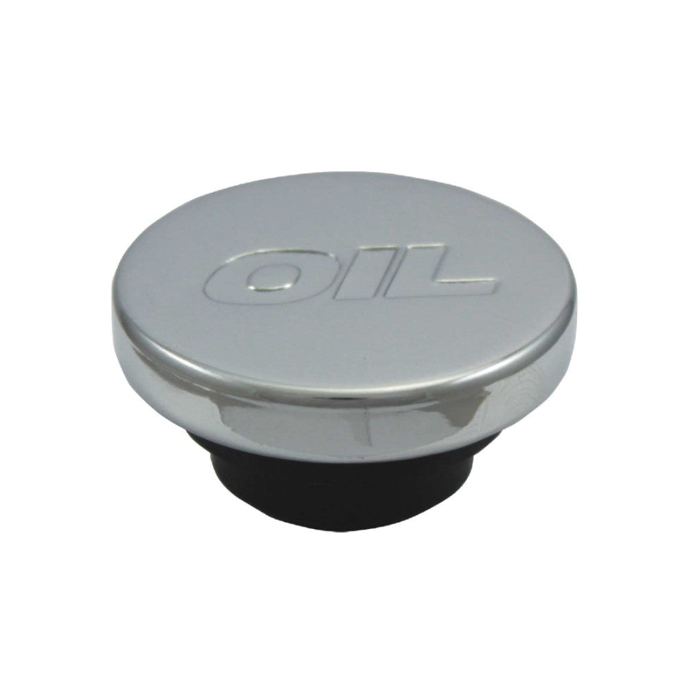 TSP Oil Cap With Logo - Push In Chrome Each#7482-0