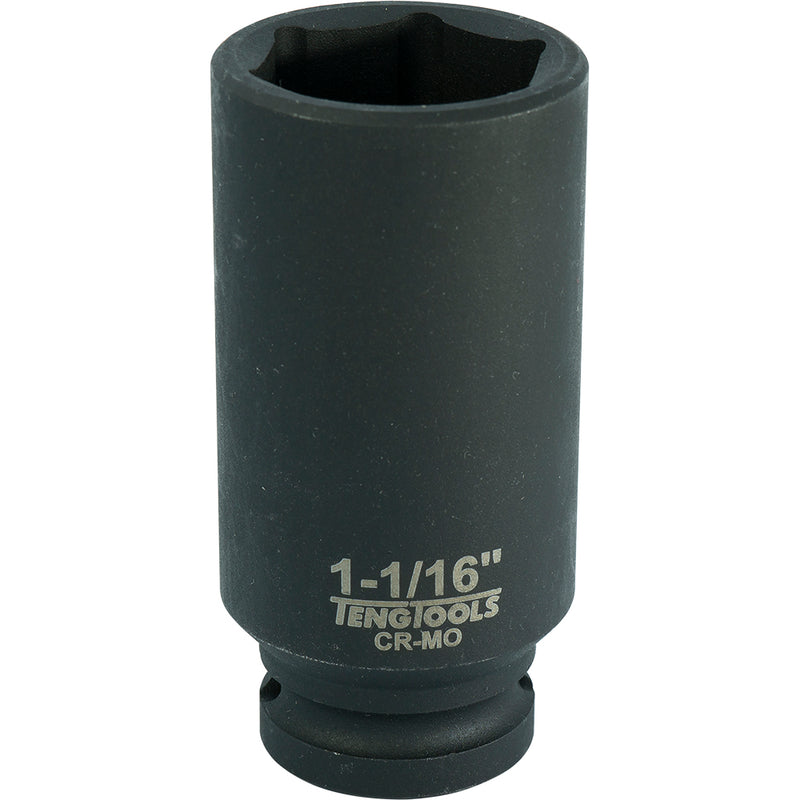 Teng 1/2in Dr. Deep Impact Socket 1-1/16in