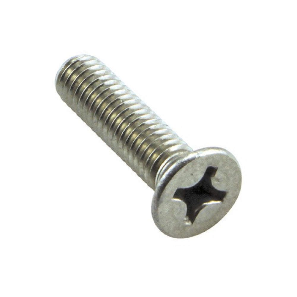 Champion M6 x 25mm Machine Screw Csk Phillips - 10