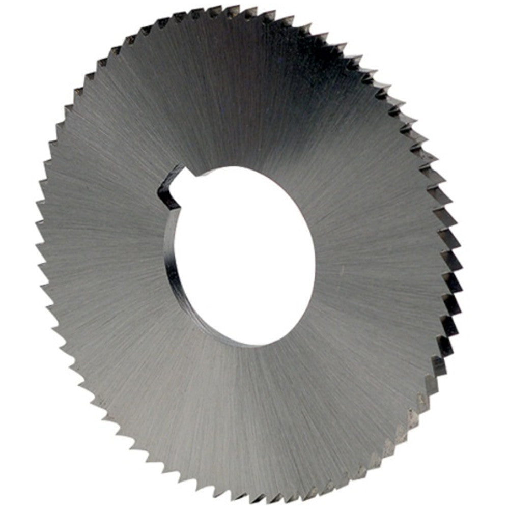 5" x 1/32" Fine 128T 1" Bore HSS Slitting Saw
