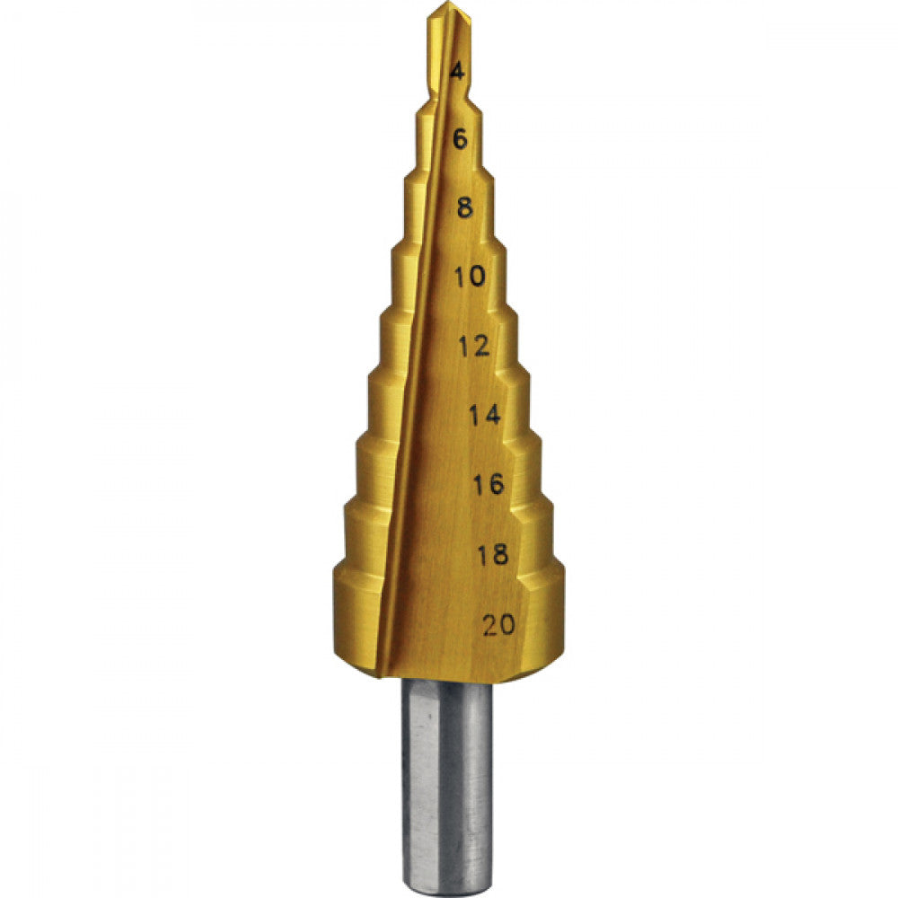 Unikut Step Drill Straight Flute 5-25mm
