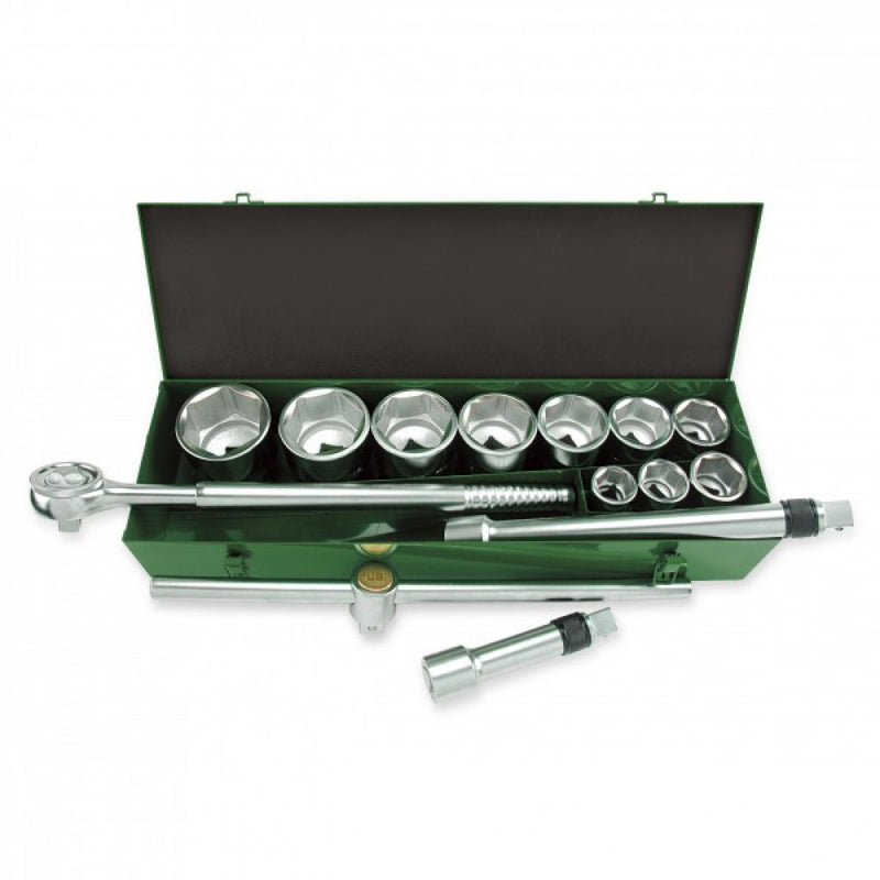 Toptul 1” Drive Socket Set Metric 14pce