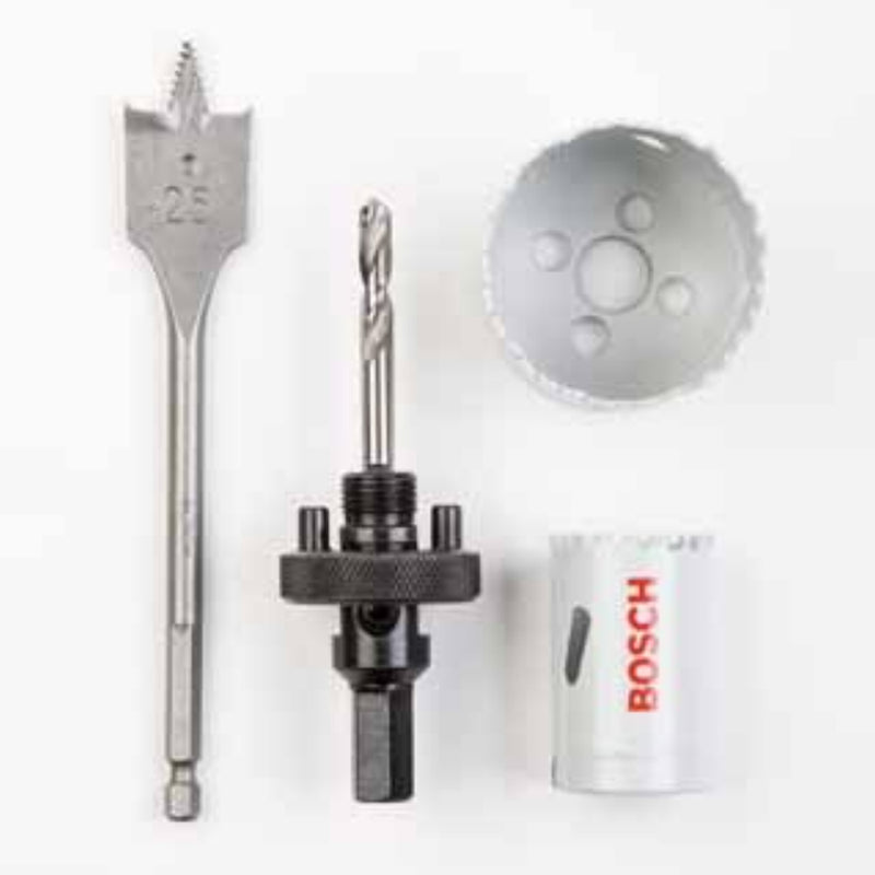 Bosch Holesaw Set, Door Lock Installation Kit, BiM Set 4PC