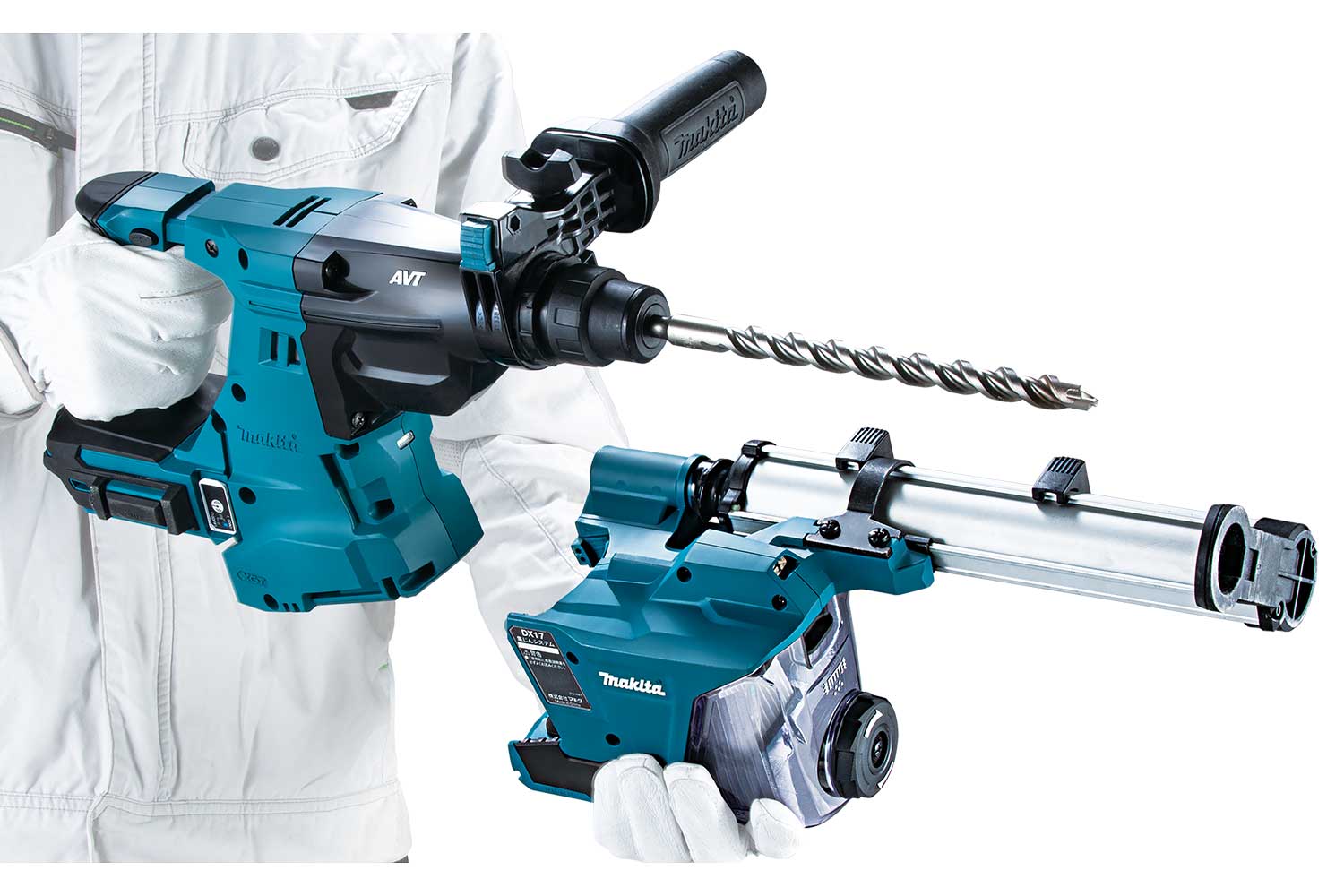 MAKITA 40Vmax XGT 28mm Brushless Rotary Hammer Drill - SDS-Plus HR011GZ02