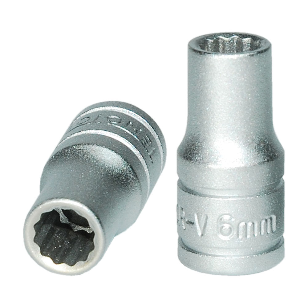 Teng 1/4in Dr. Socket 6mm 12Pt