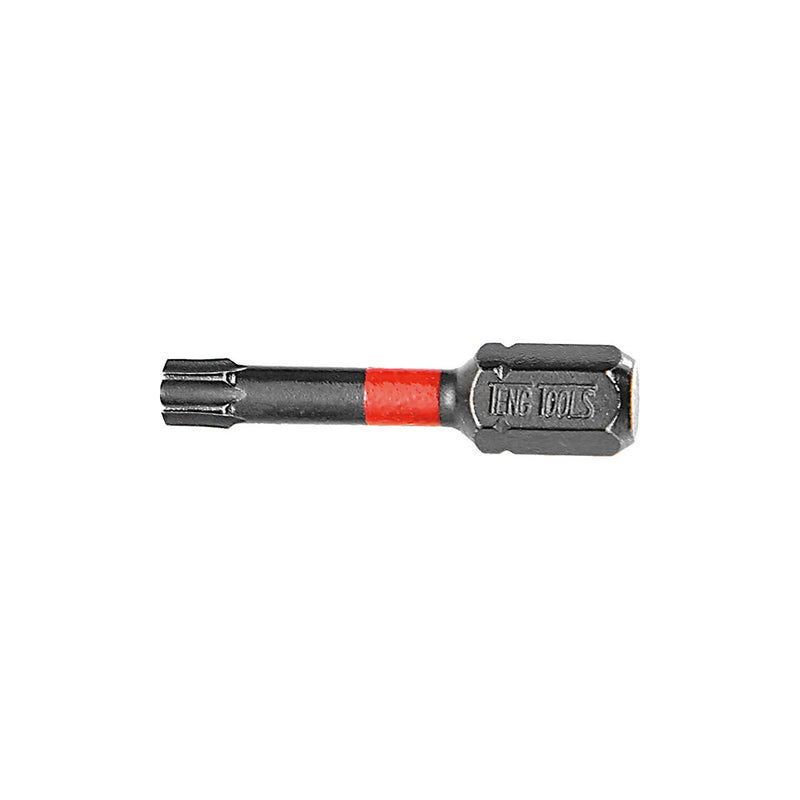 Teng 1Pc 1/4in Tx27 Impact Screwdriver Bit 30mm