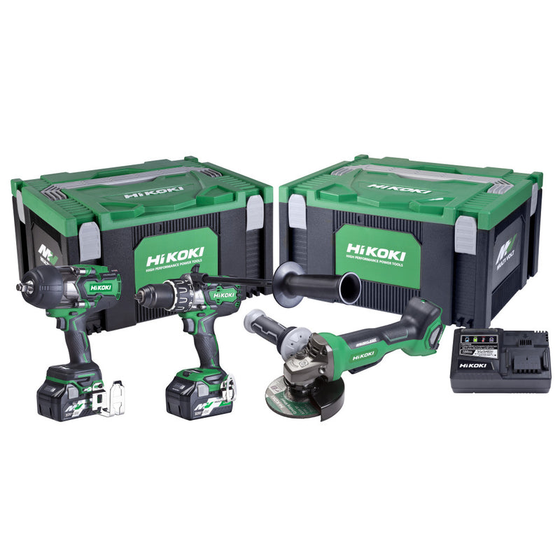 HiKOKI 36V Brushless High Powered 3 Tool Combo Kit -KC36DRGL(GKZ)