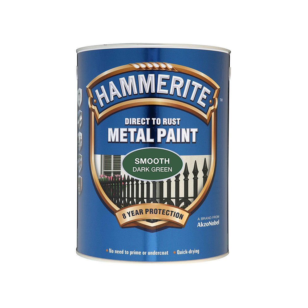 Hammerite Smooth Dark Green 2.5Litre