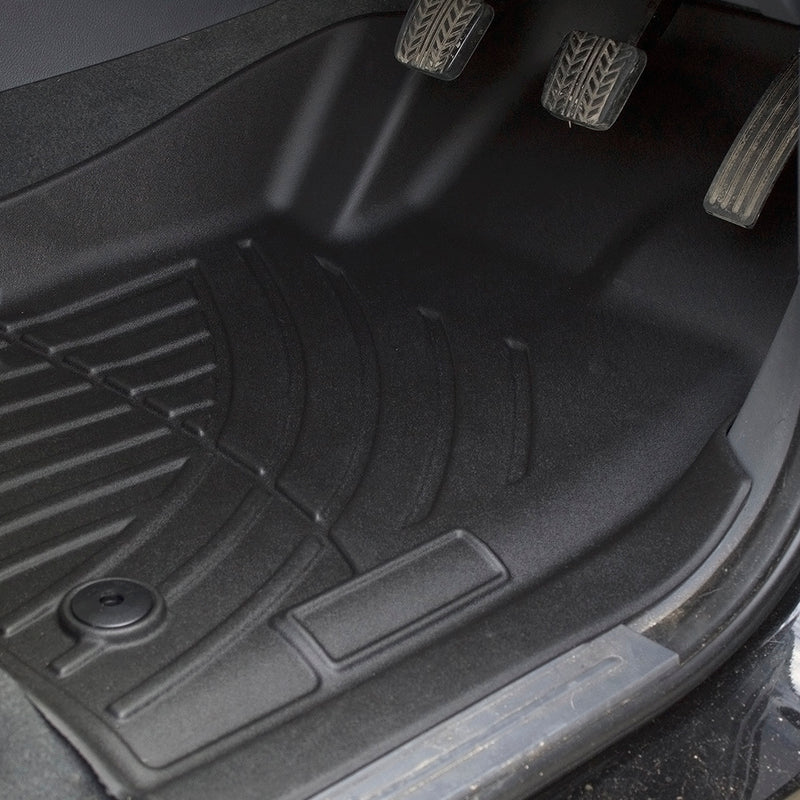 2012-2019 Ford Ranger, Mazda BT-50 Floor Mats - Front & Rear Set (Black)