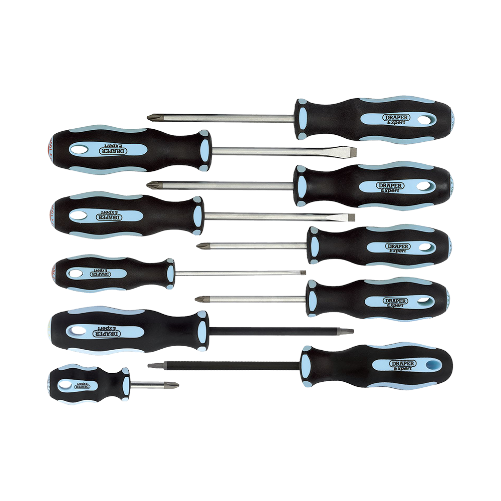 Soft-Grip Screwdriver Set - 10pc
