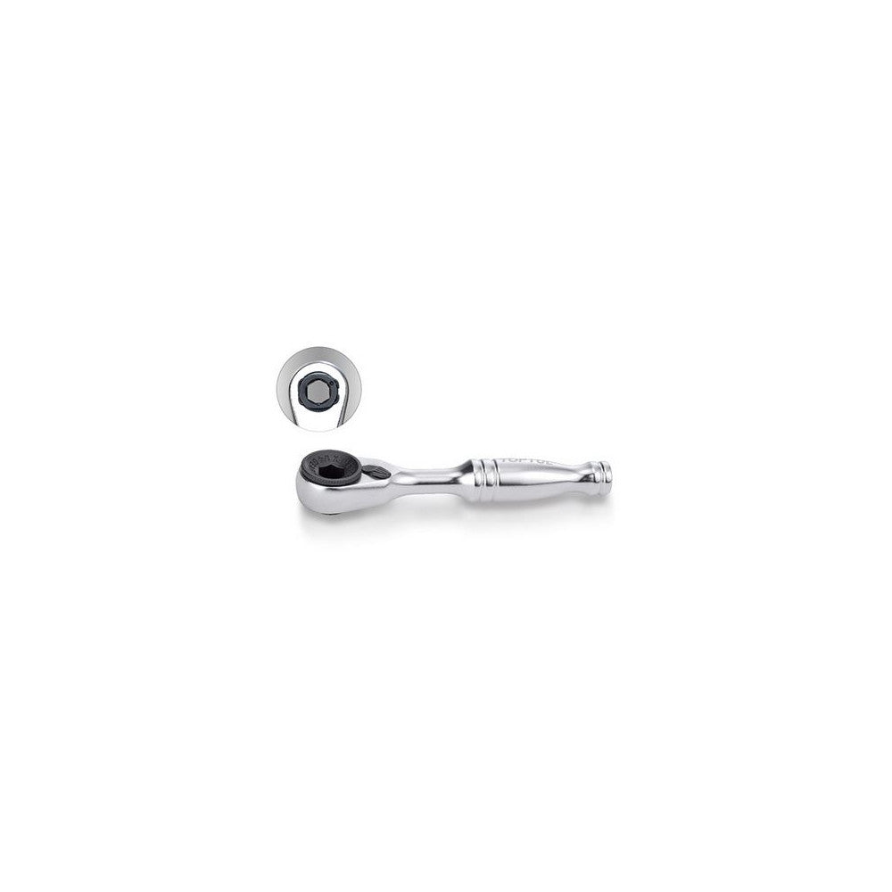 Toptul Ratchet 1/4" Hex Bit Dr Mini 90mm OAL 60G