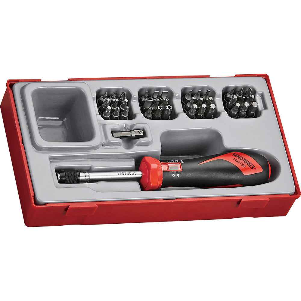 Teng 38Pc 1/4in Dr. Torque Screwdriver Set 1-5Nm -